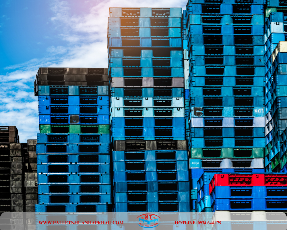 Pallet nhựa mới và cũ đều là những lựa chọn theo nhu cầu