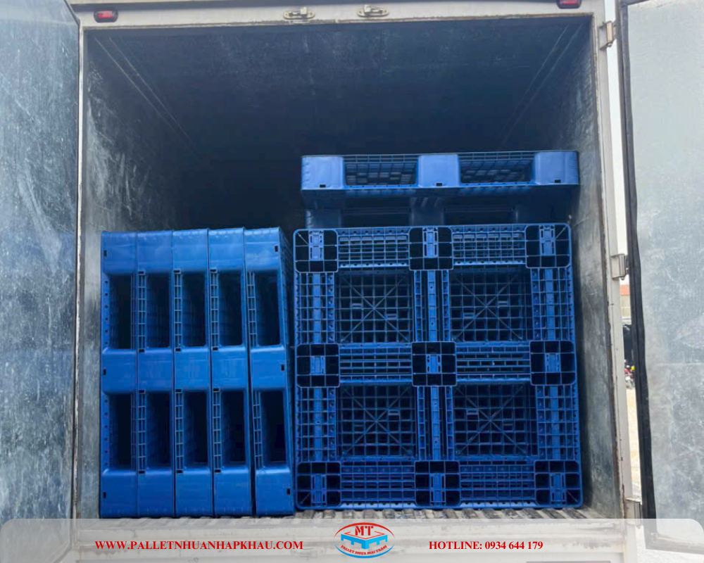 Không nên sử dụng pallet nhựa đã bị hỏng