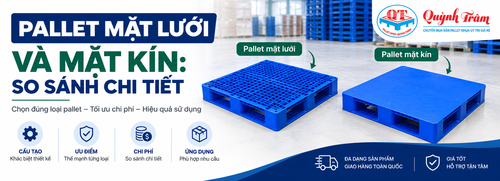 Pallet Mặt Lưới Và Mặt Kín: So Sánh Chi Tiết