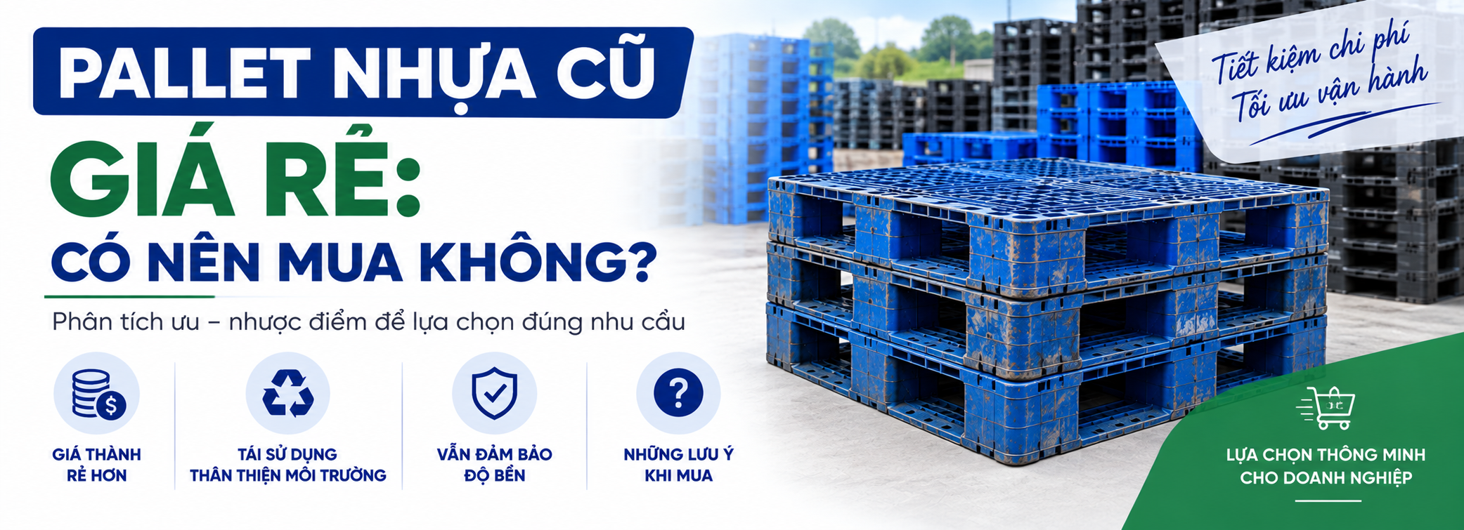 Pallet Nhựa Cũ Giá Rẻ: Có Nên Mua Không?
