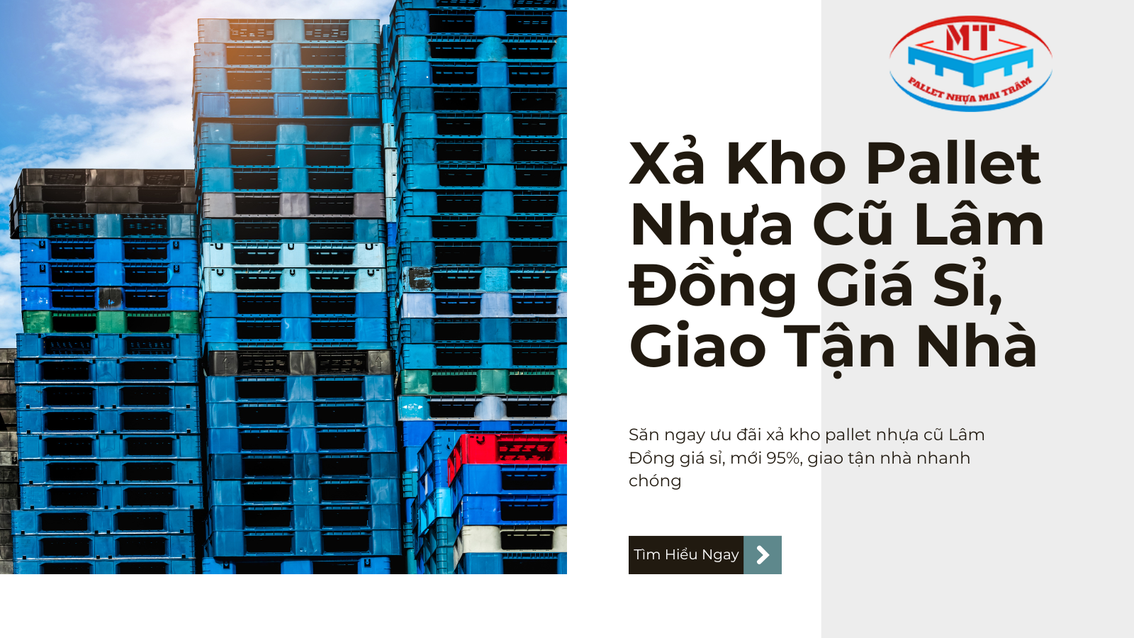 Xả Kho Pallet Nhựa Cũ Lâm Đồng Giá Sỉ, Giao Tận Nhà