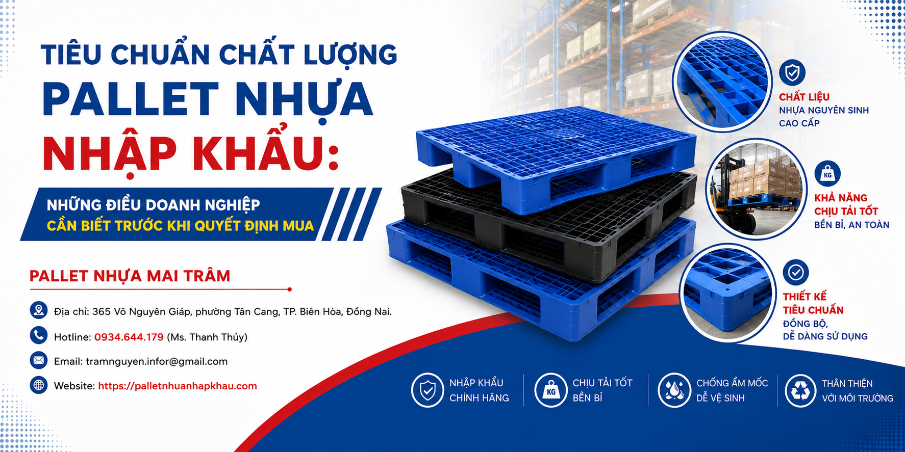 Tiêu Chuẩn Chất Lượng Pallet Nhựa Nhập Khẩu Và Cách Kiểm Tra Trước Khi Mua